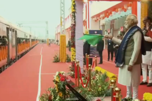 PM Modi inaugurates redeveloped Ayodhya Dham railway station, flags off new trains