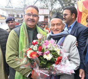 Chief Minister Dhami congratulated Minister Ganesh Joshi on his birthday