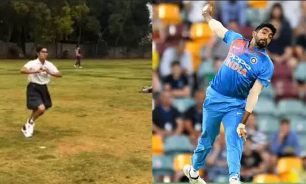 Lady Bumrah Viral Video