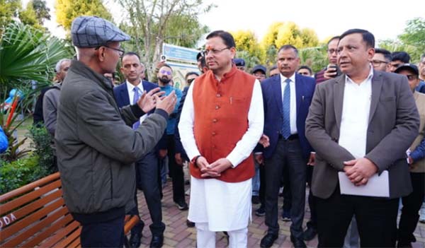 CM Dhami Inspection