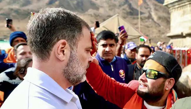 Rahul Gandhi in Uttarakhand