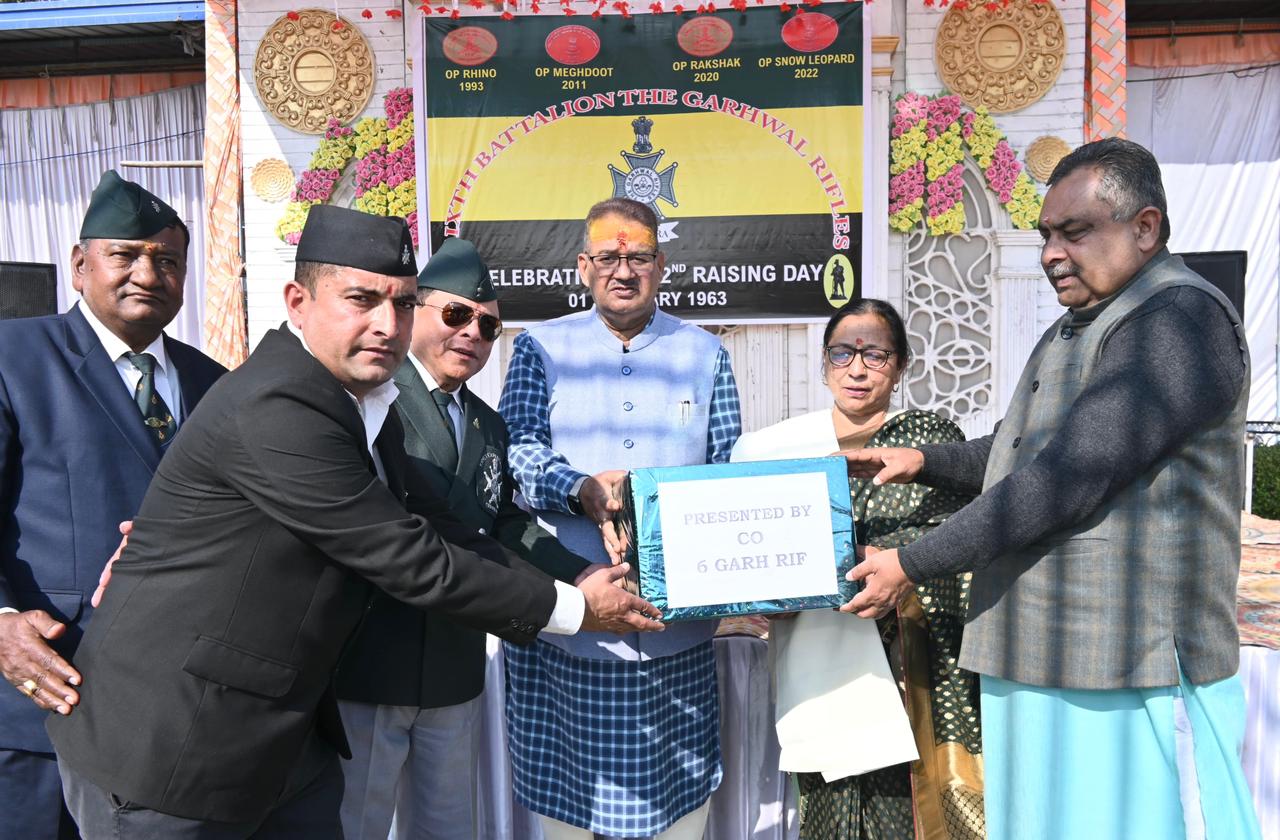 62nd Foundation Day of 6th Garhwal Rifles