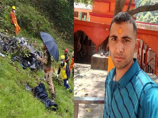 Kedarnath Helicopter Crash- बाल-बाल बचा युवक, हेली कर्मी देवदूत बनकर आए