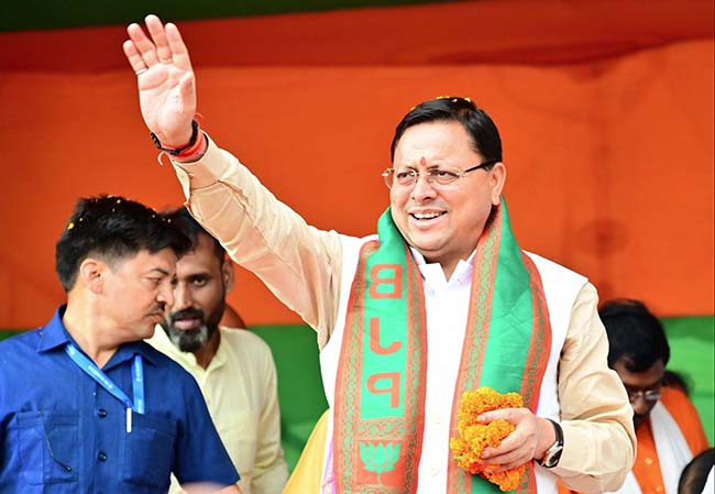 CM Dhami Champawat