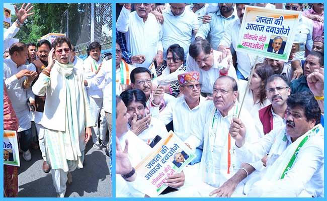 Dehradun Congress Protest