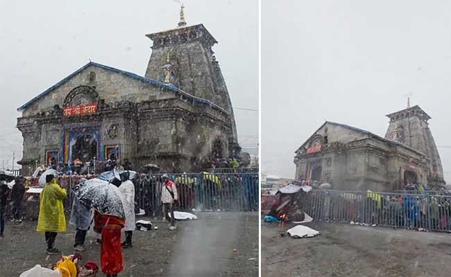 Kedarnath Snowfall