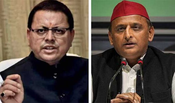 CM Dhami on Akhilesh